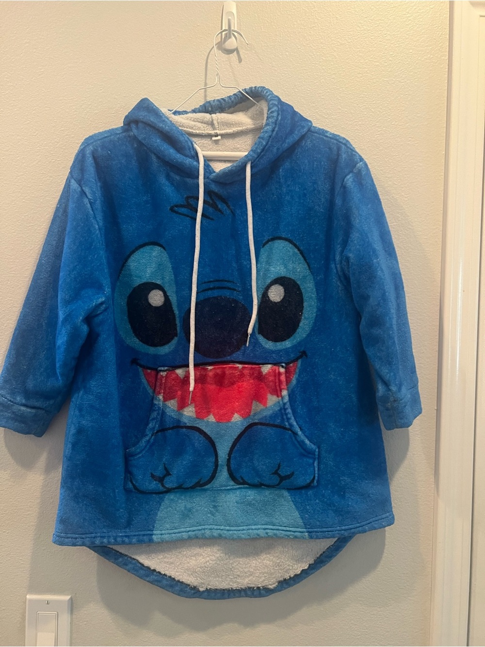 Kids stitch blanket hoodie